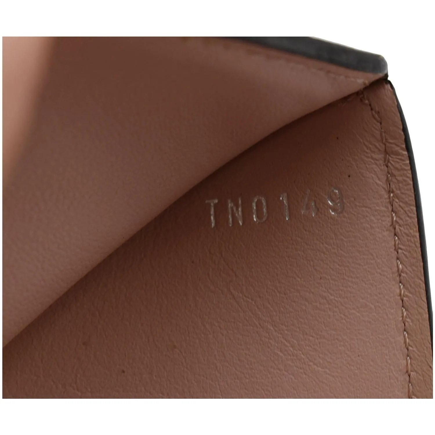 LOUIS VUITTON Iris Mahina Monogram Leather Compact Wallet Magnolia