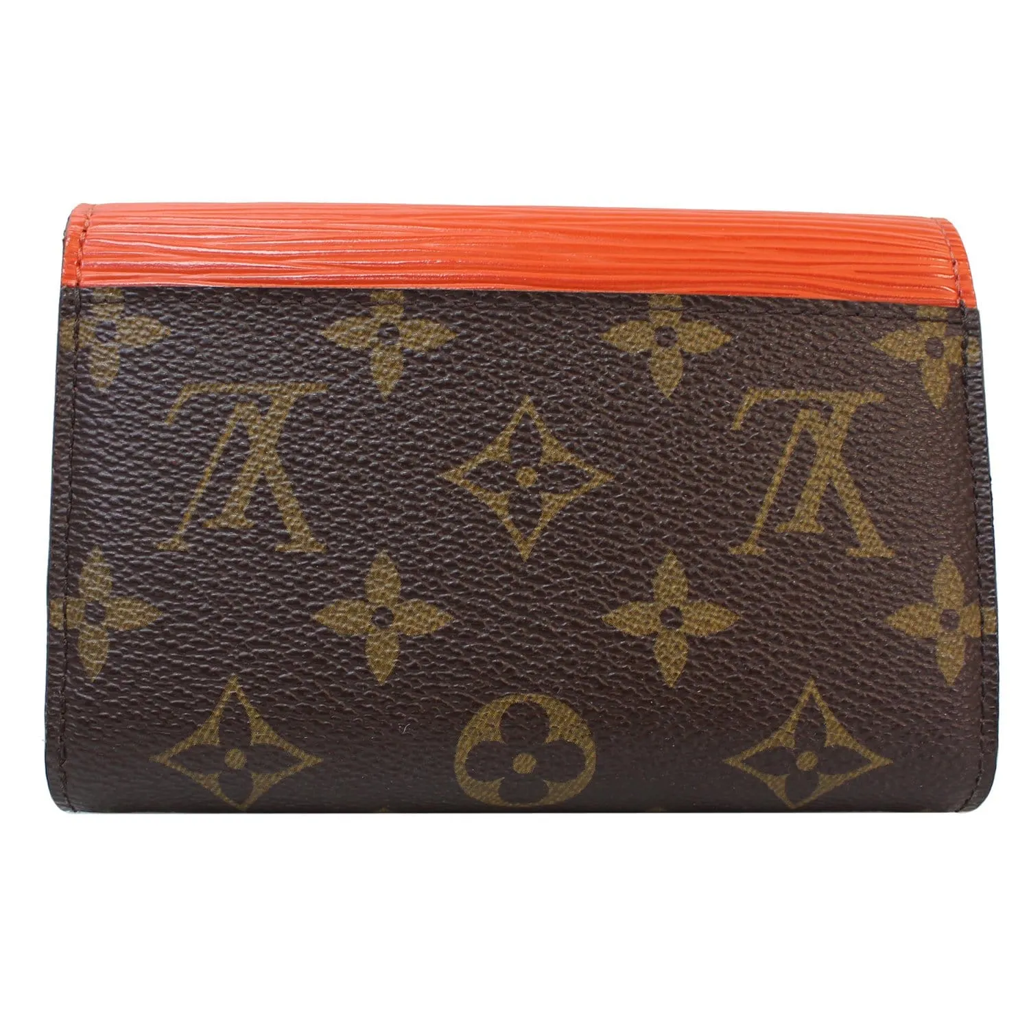 LOUIS VUITTON Marie-Lou Epi Monogram Canvas Compact Wallet Orange