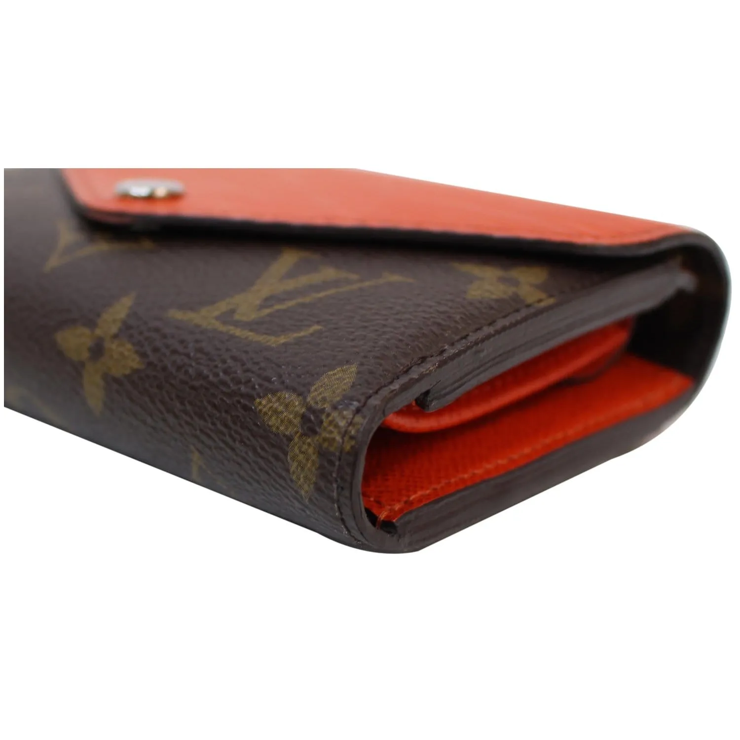 LOUIS VUITTON Marie-Lou Epi Monogram Canvas Compact Wallet Orange