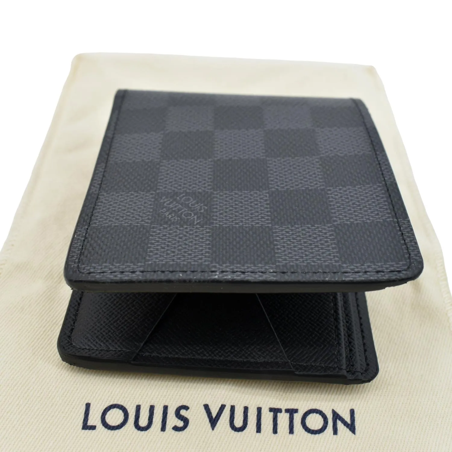 LOUIS VUITTON Multi Compact Damier Graphite Canvas Wallet