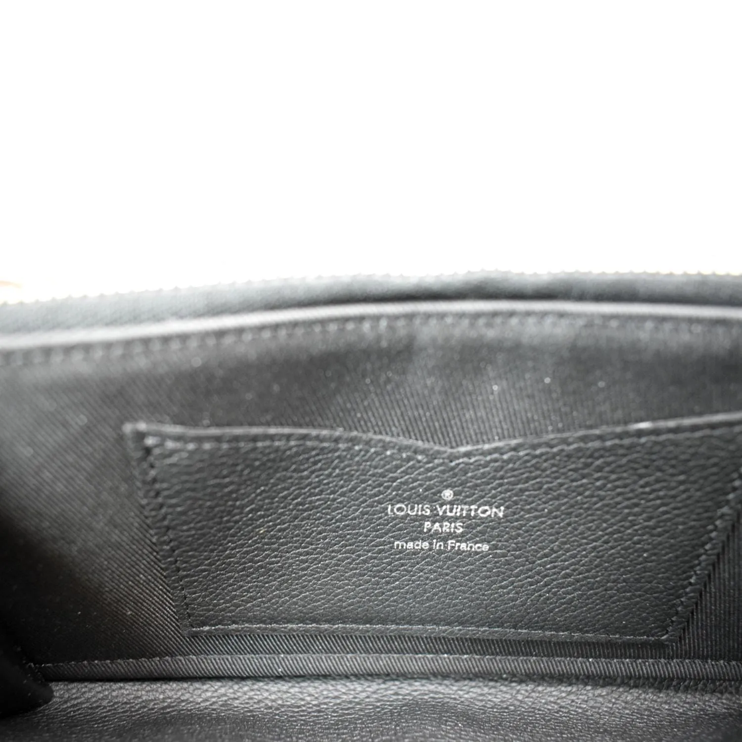 LOUIS VUITTON Mylockme Compact Leather Wallet Black