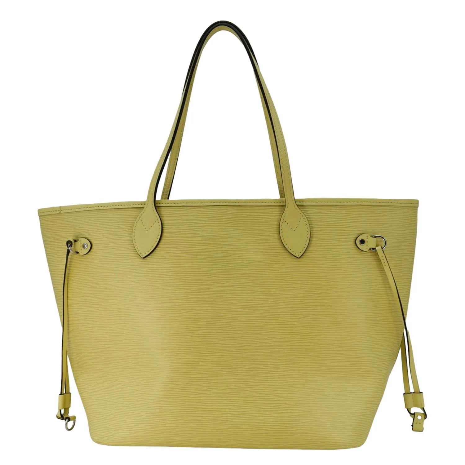 LOUIS VUITTON Neverfull MM Epi Leather Shoulder Bag Yellow