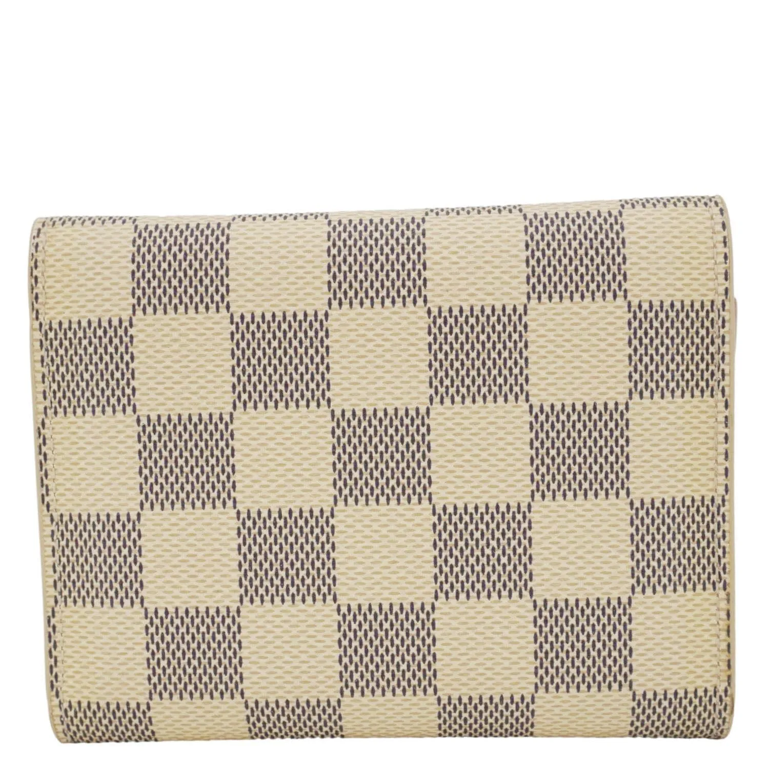 LOUIS VUITTON Victorine Damier Azur Wallet Rose Ballerine