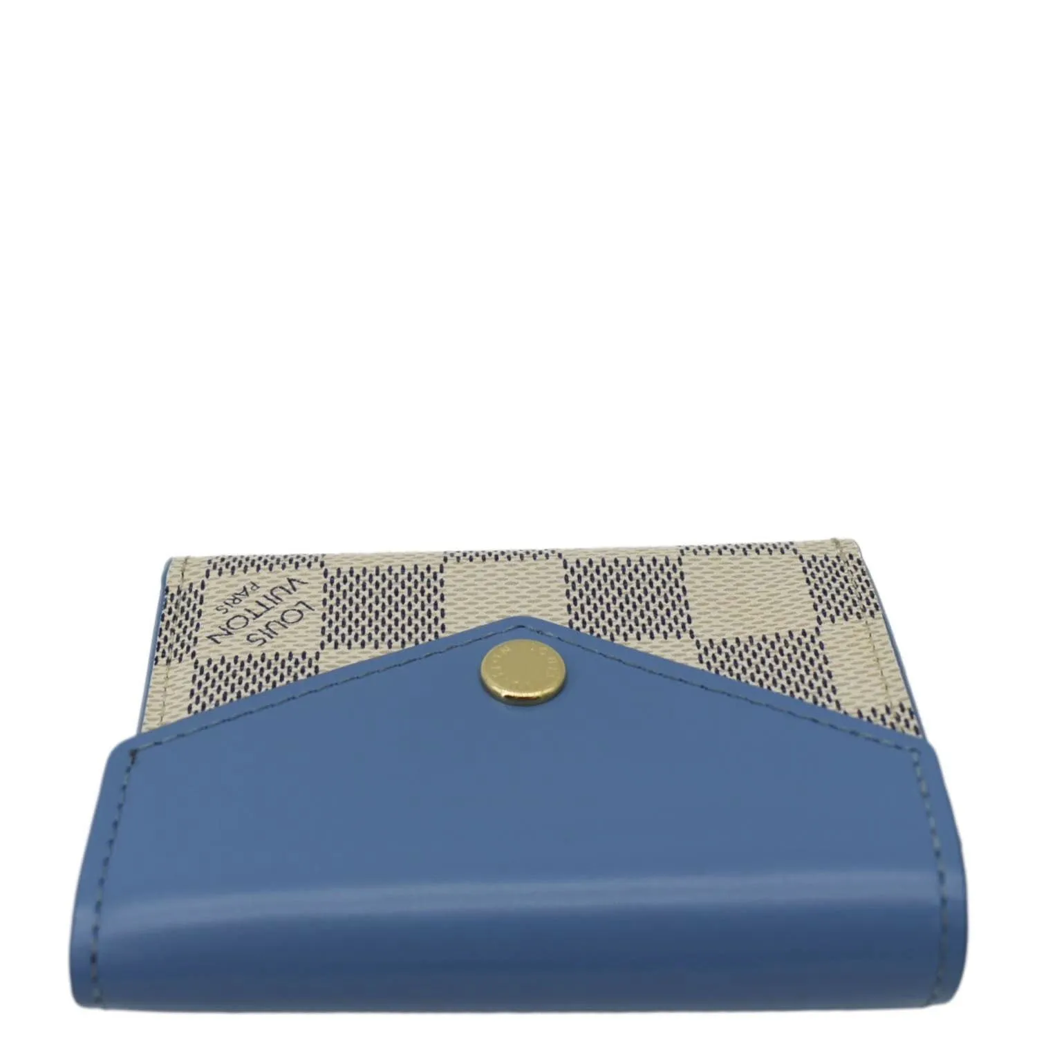 LOUIS VUITTON Zoe Damier Azur Wallet Light Blue