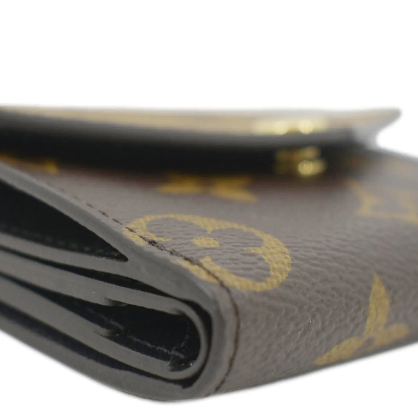 LOUIS VUITTON Zoe Monogram Reverse Canvas Wallet Brown