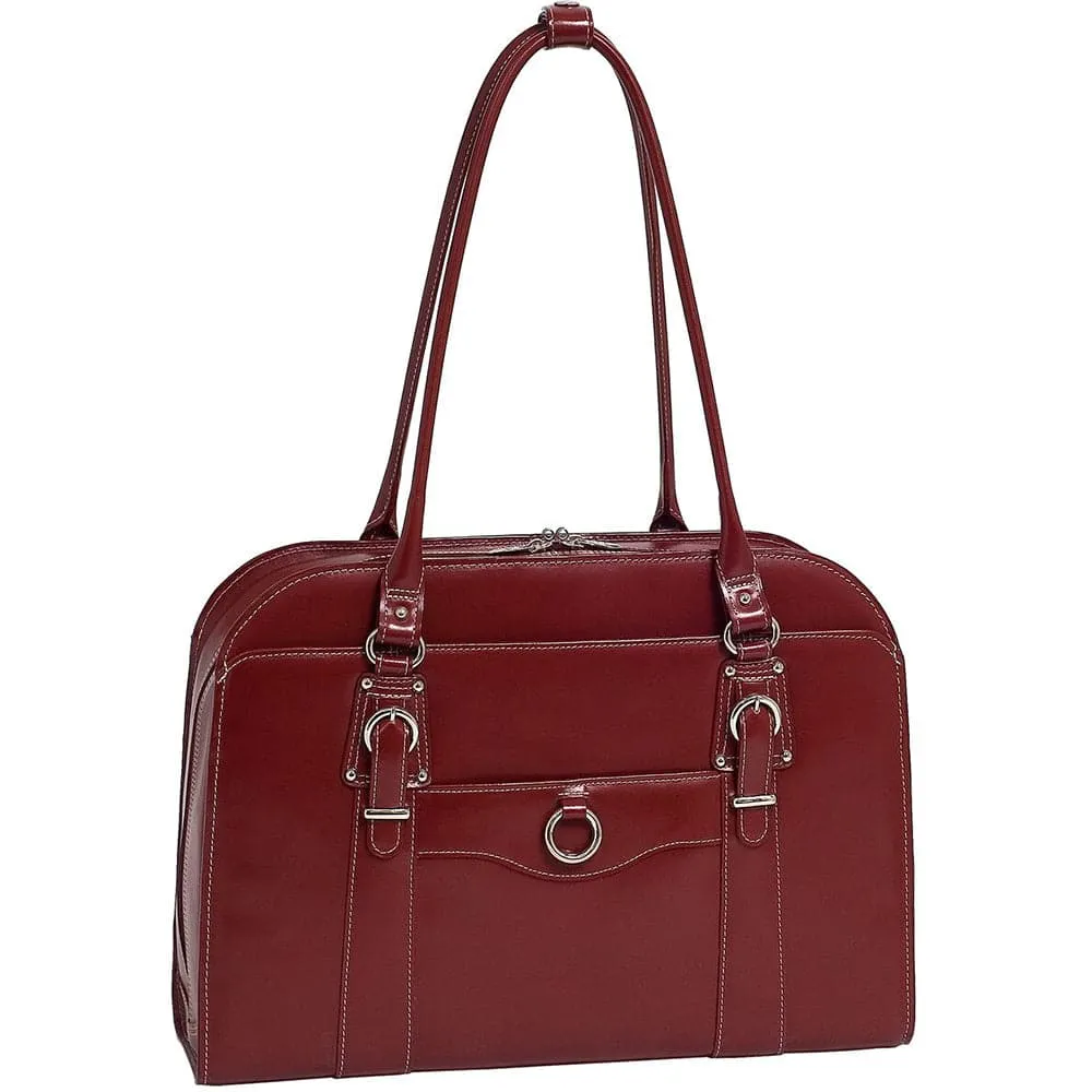 McKlein USA Hillside 14" Leather Ladies' Laptop Briefcase