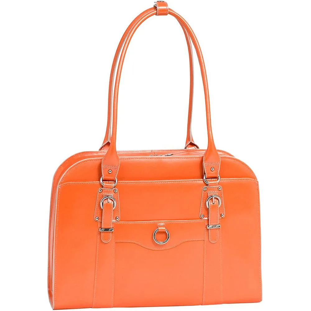 McKlein USA Hillside 14" Leather Ladies' Laptop Briefcase