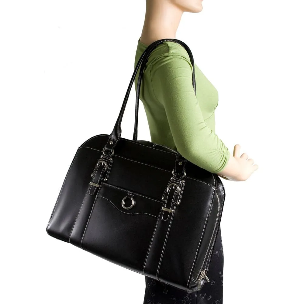 McKlein USA Hillside 14" Leather Ladies' Laptop Briefcase