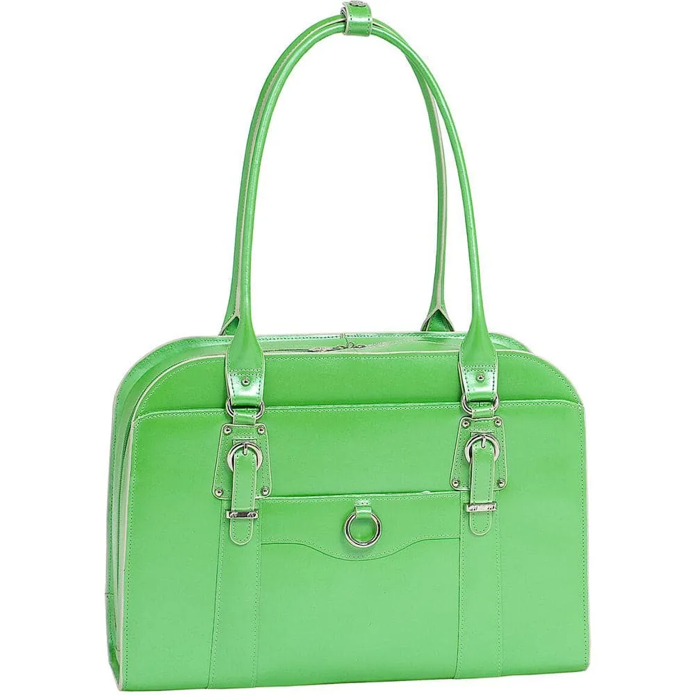 McKlein USA Hillside 14" Leather Ladies' Laptop Briefcase