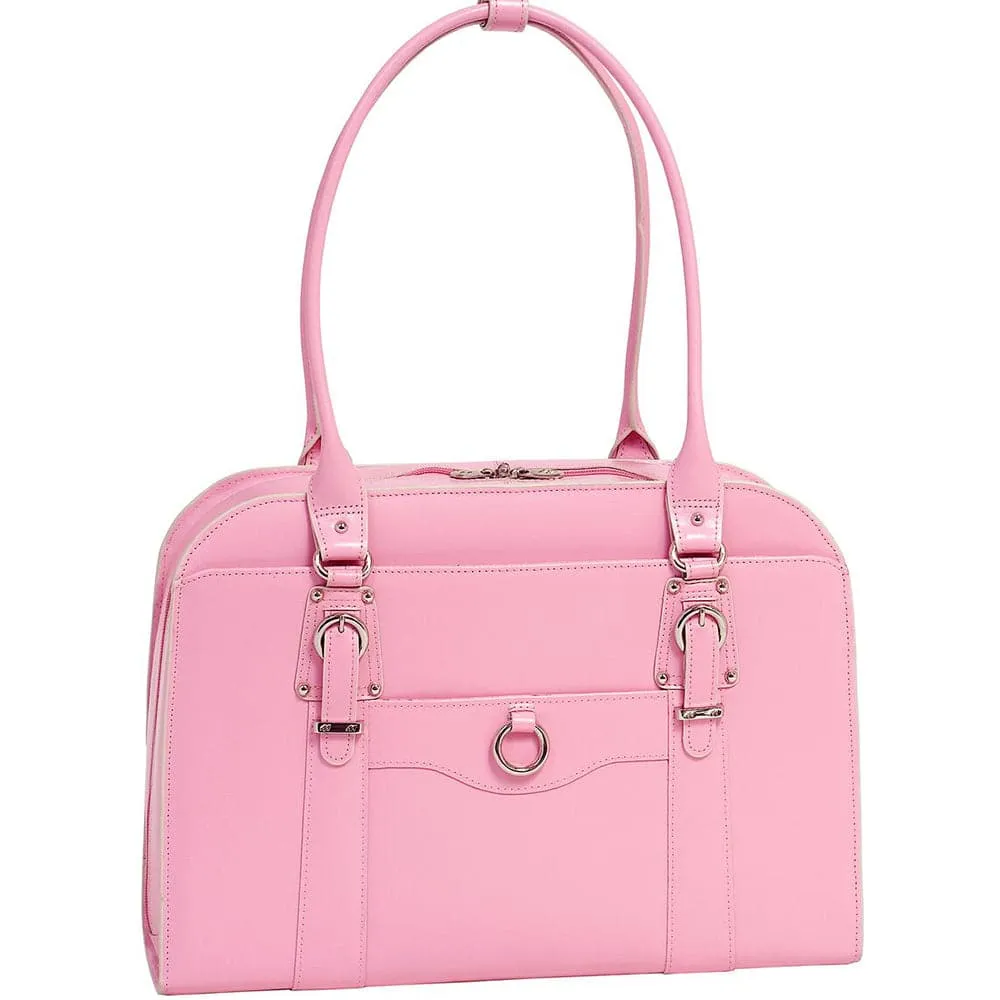 McKlein USA Hillside 14" Leather Ladies' Laptop Briefcase