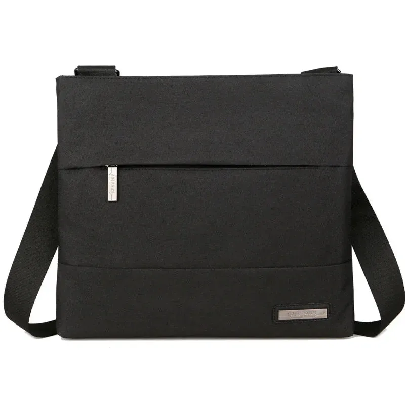 Men's Crossbody Bag Business Leisure Fashion Travel Outdoor Tablet Computer Bag Japanese Simple Waterproof Men's Shoulder Bag