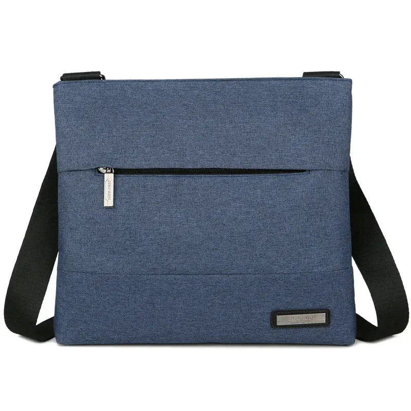 Men's Crossbody Bag Business Leisure Fashion Travel Outdoor Tablet Computer Bag Japanese Simple Waterproof Men's Shoulder Bag