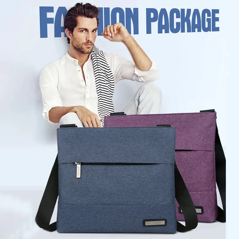 Men's Crossbody Bag Business Leisure Fashion Travel Outdoor Tablet Computer Bag Japanese Simple Waterproof Men's Shoulder Bag