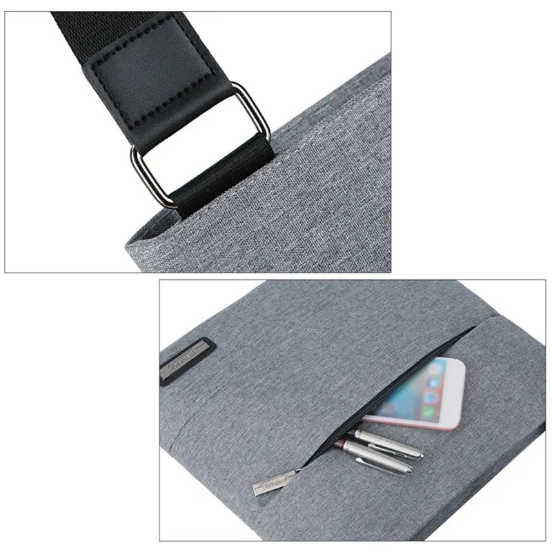 Men's Crossbody Bag Business Leisure Fashion Travel Outdoor Tablet Computer Bag Japanese Simple Waterproof Men's Shoulder Bag