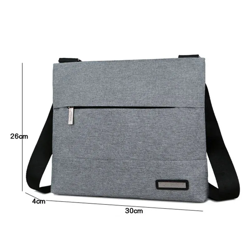 Men's Crossbody Bag Business Leisure Fashion Travel Outdoor Tablet Computer Bag Japanese Simple Waterproof Men's Shoulder Bag