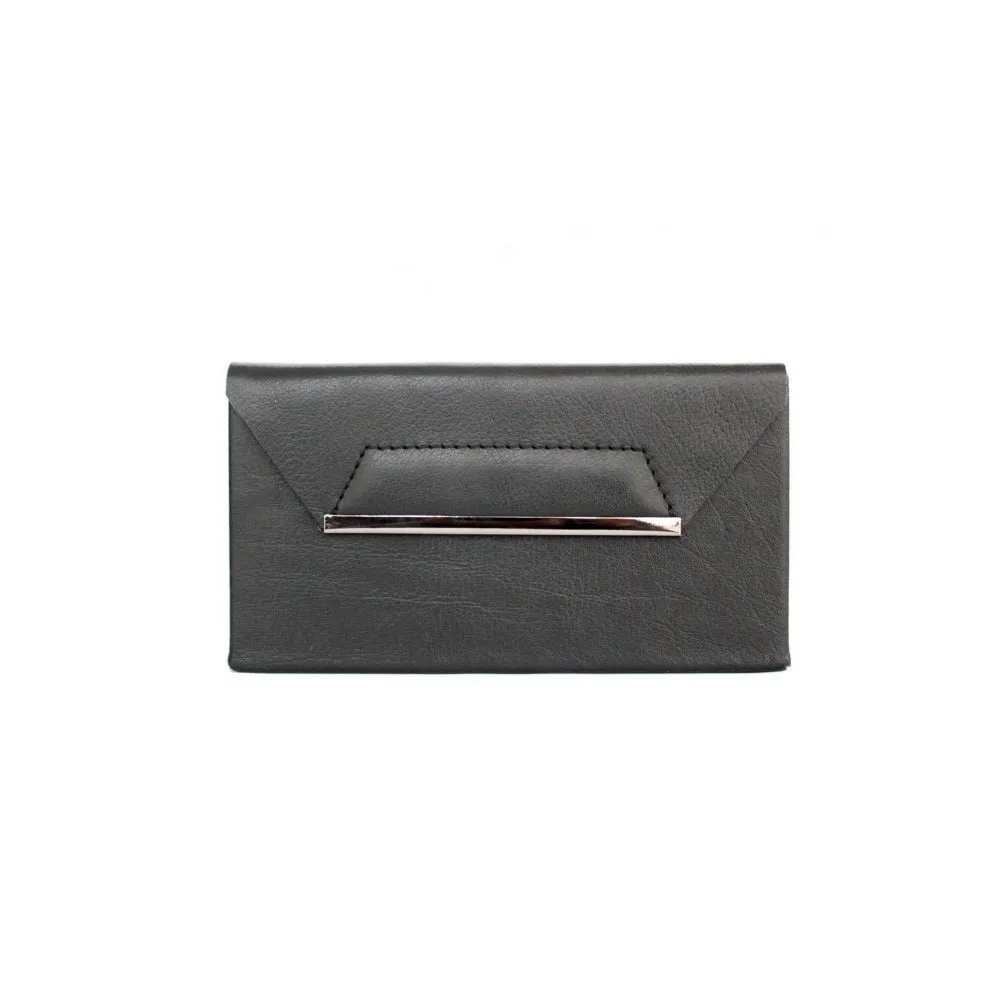 Nappa Dori Black Nordic Clutch