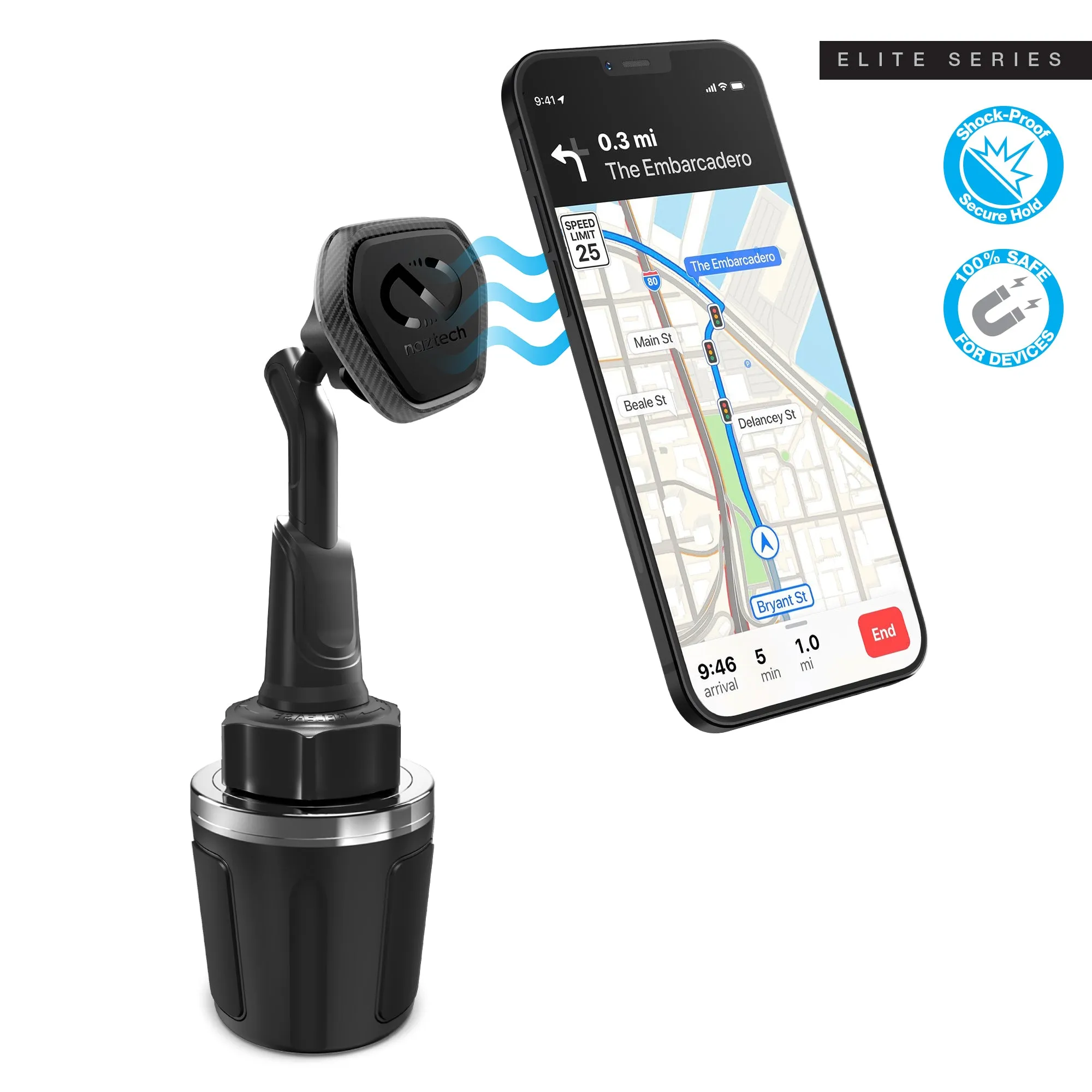 Naztech Elite Cup Holder Mount