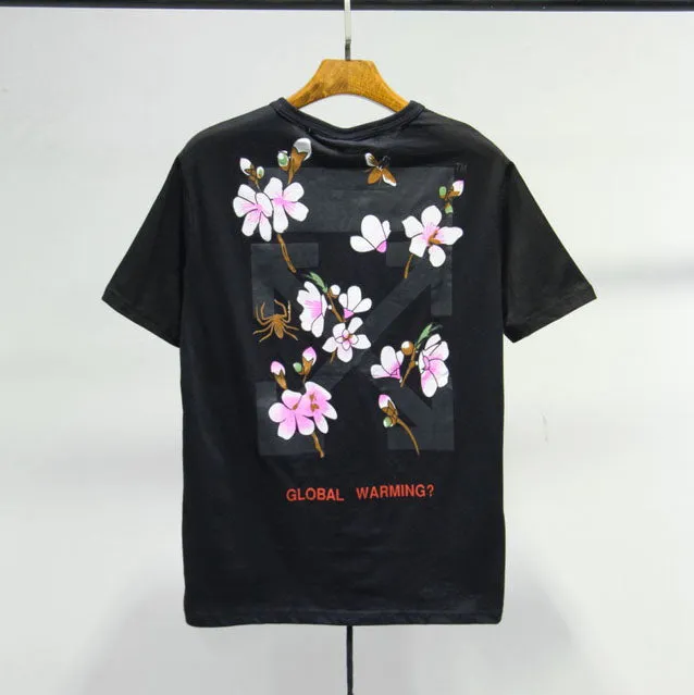 OFF WHITE Cherry Blossoms T-SHIRT