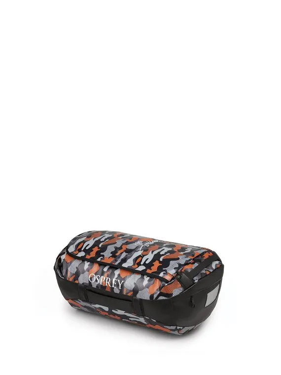Osprey Transporter® Duffel 40 Black/Orange Camo