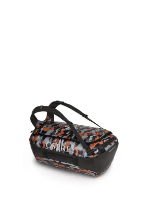 Osprey Transporter® Duffel 40 Black/Orange Camo