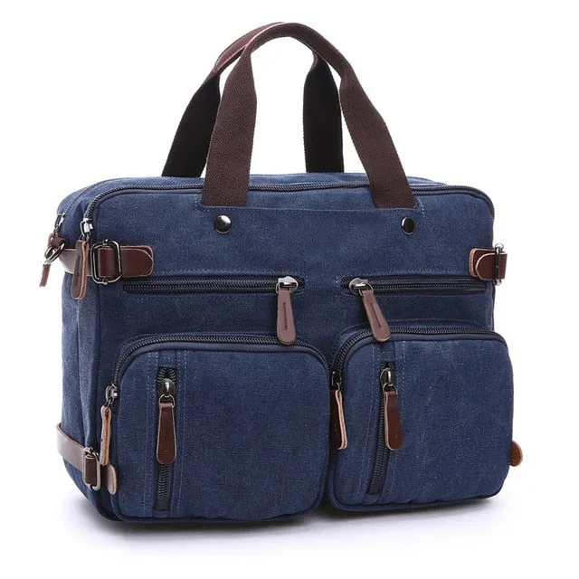 Reduced price Messenger Large Scione Leather Briefcase Tote Shoulder Business Casual Canvas Travel Men Laptop Bag Handbag Back Massive price drop Pocket Suitcase