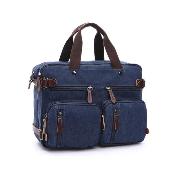 Reduced price Messenger Large Scione Leather Briefcase Tote Shoulder Business Casual Canvas Travel Men Laptop Bag Handbag Back Massive price drop Pocket Suitcase