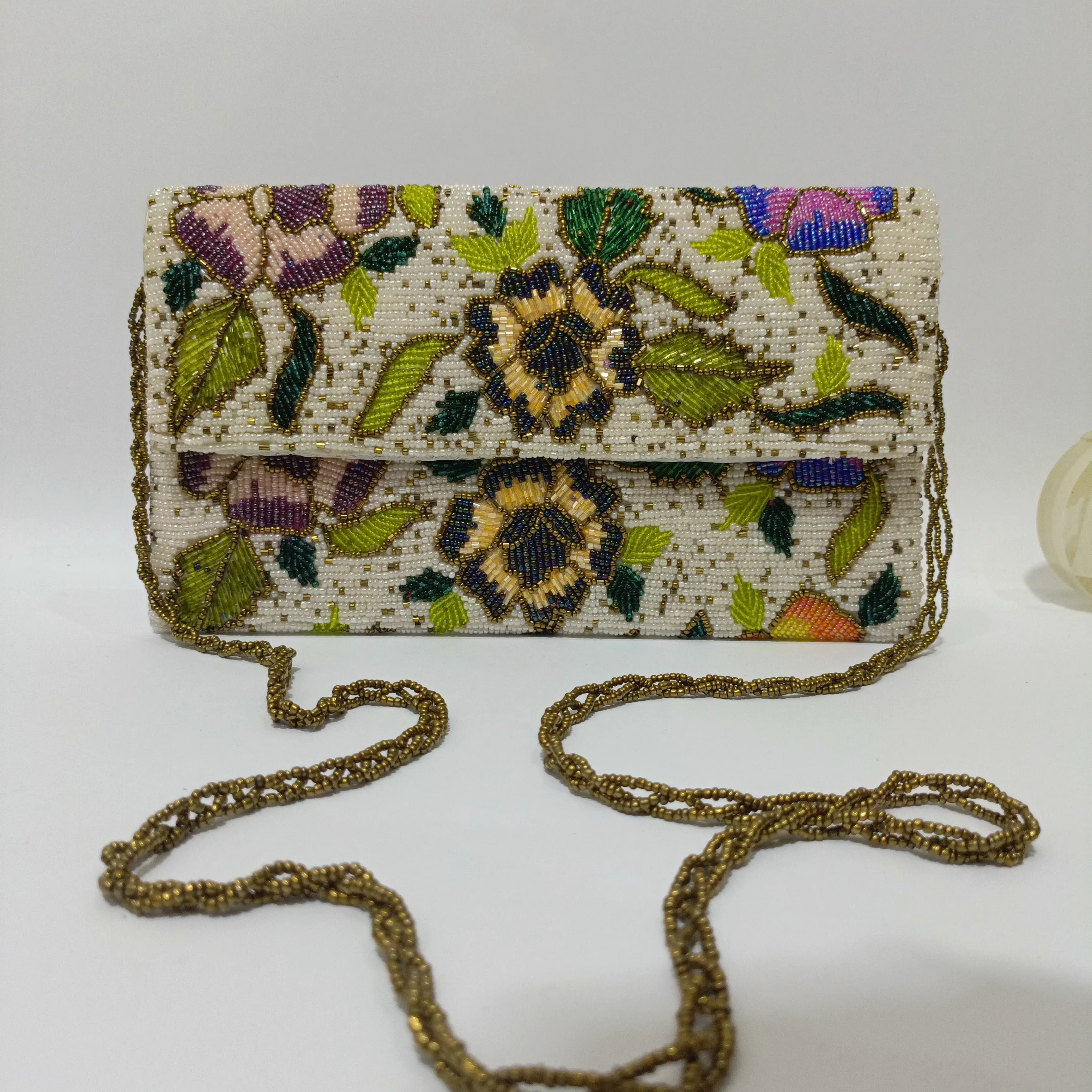 Regal Floral Clutch