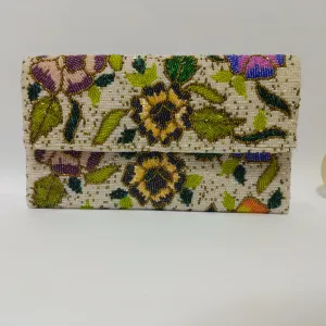 Regal Floral Clutch