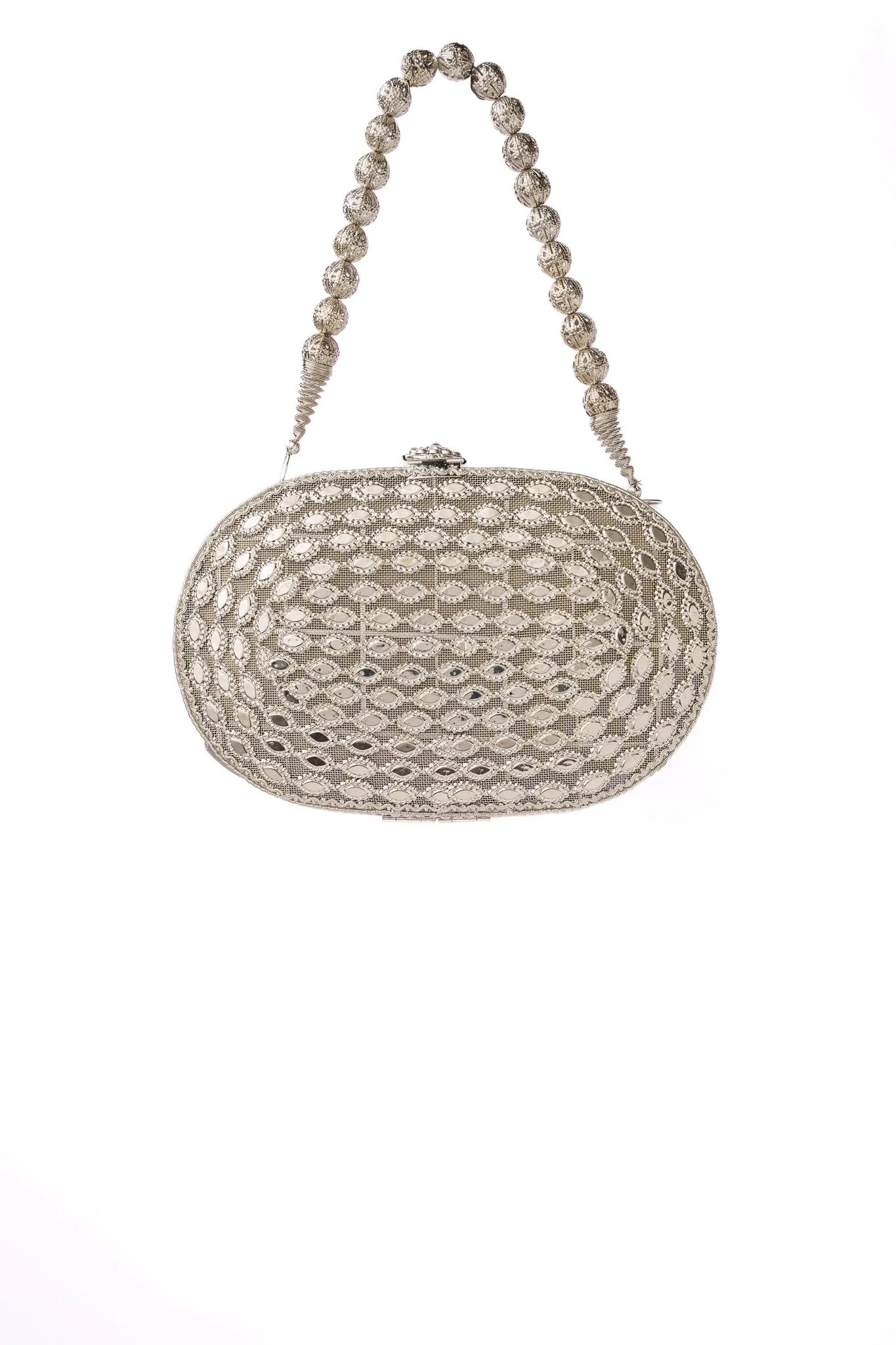 SilverSculpture Elliptical Handbag