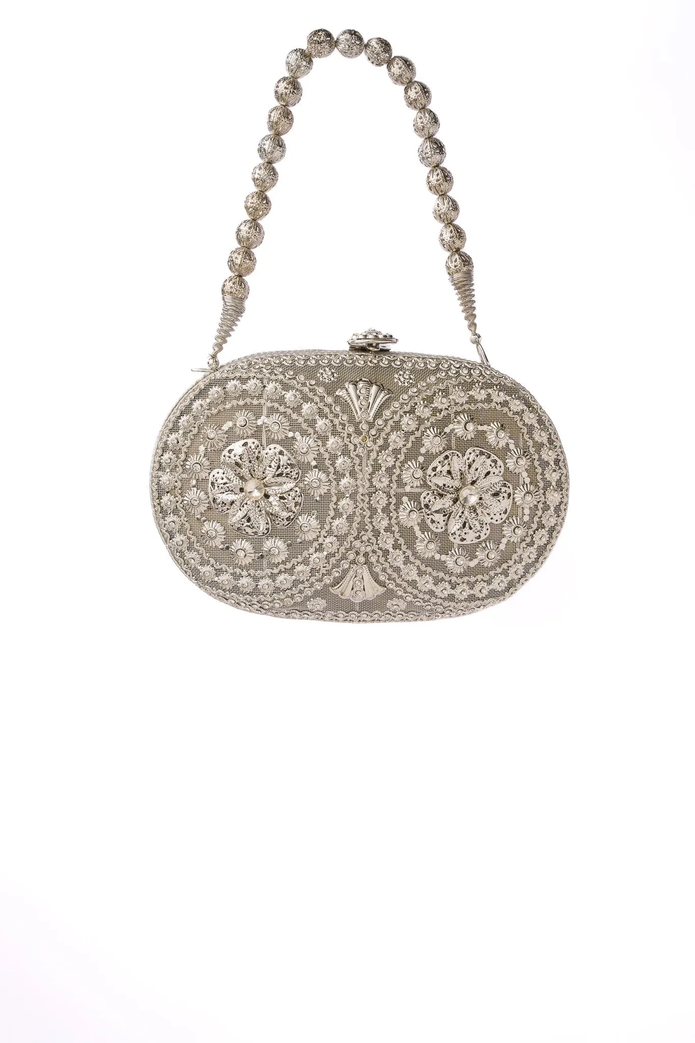SilverSculpture Elliptical Handbag
