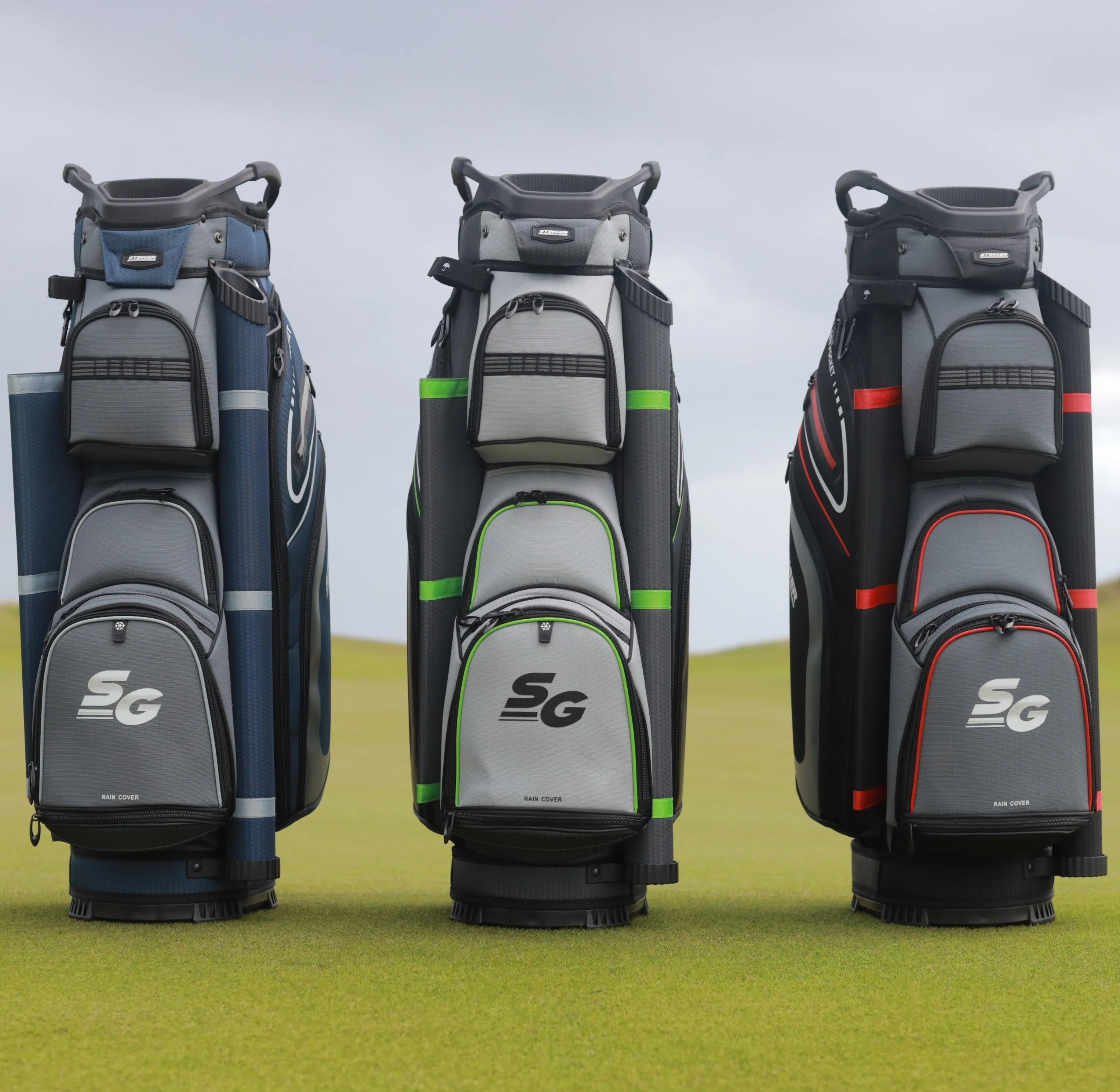 Stinger Premium Cart Bag - Navy / Charcoal