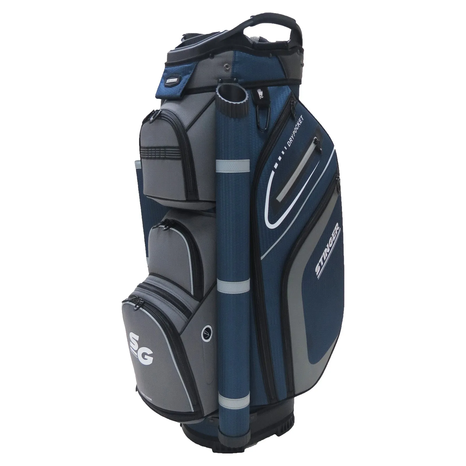 Stinger Premium Cart Bag - Navy / Charcoal