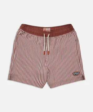 The Mavericks Swim Trunk - Rhubarb