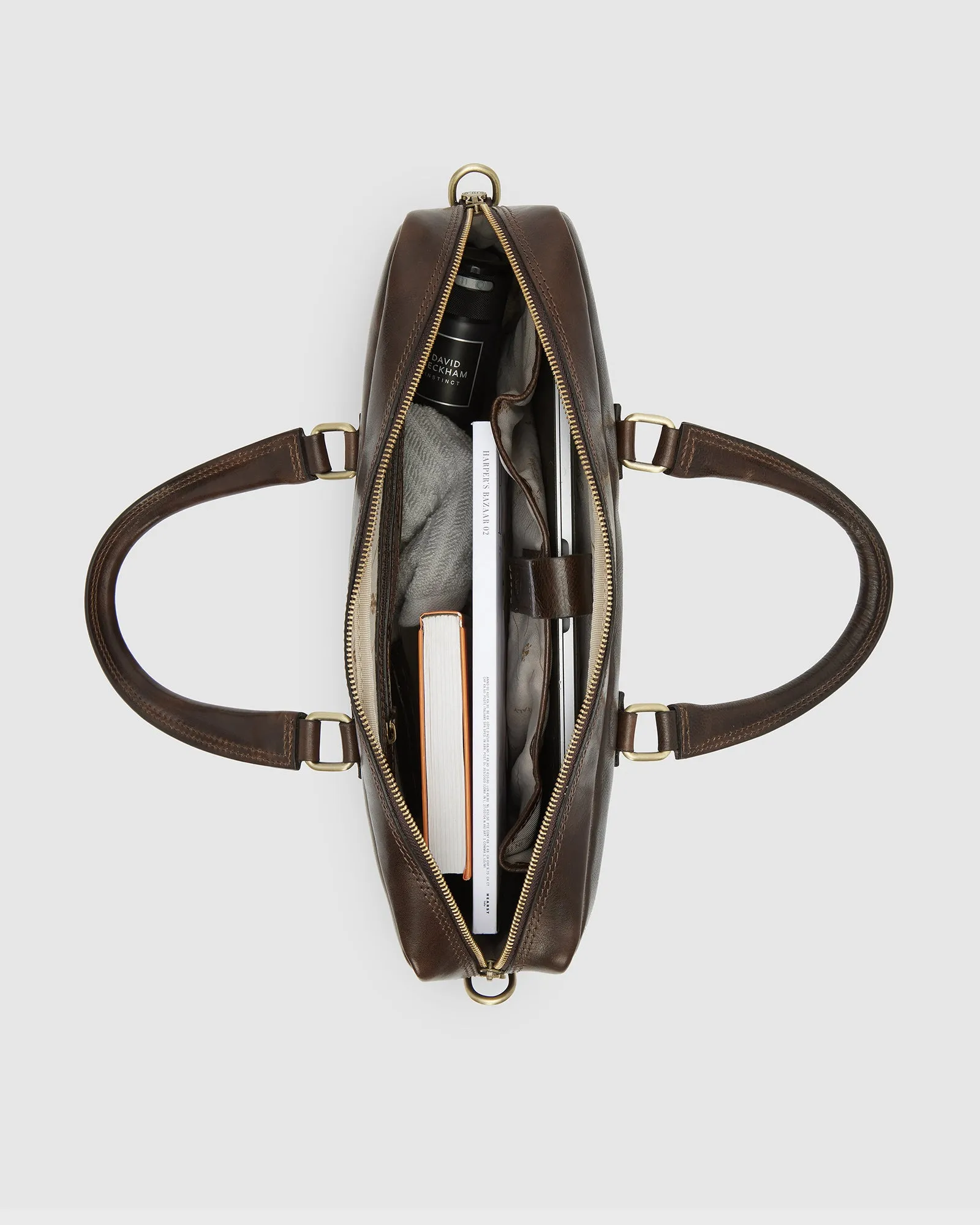 Tokyo Chocolate - Leather Laptop Case