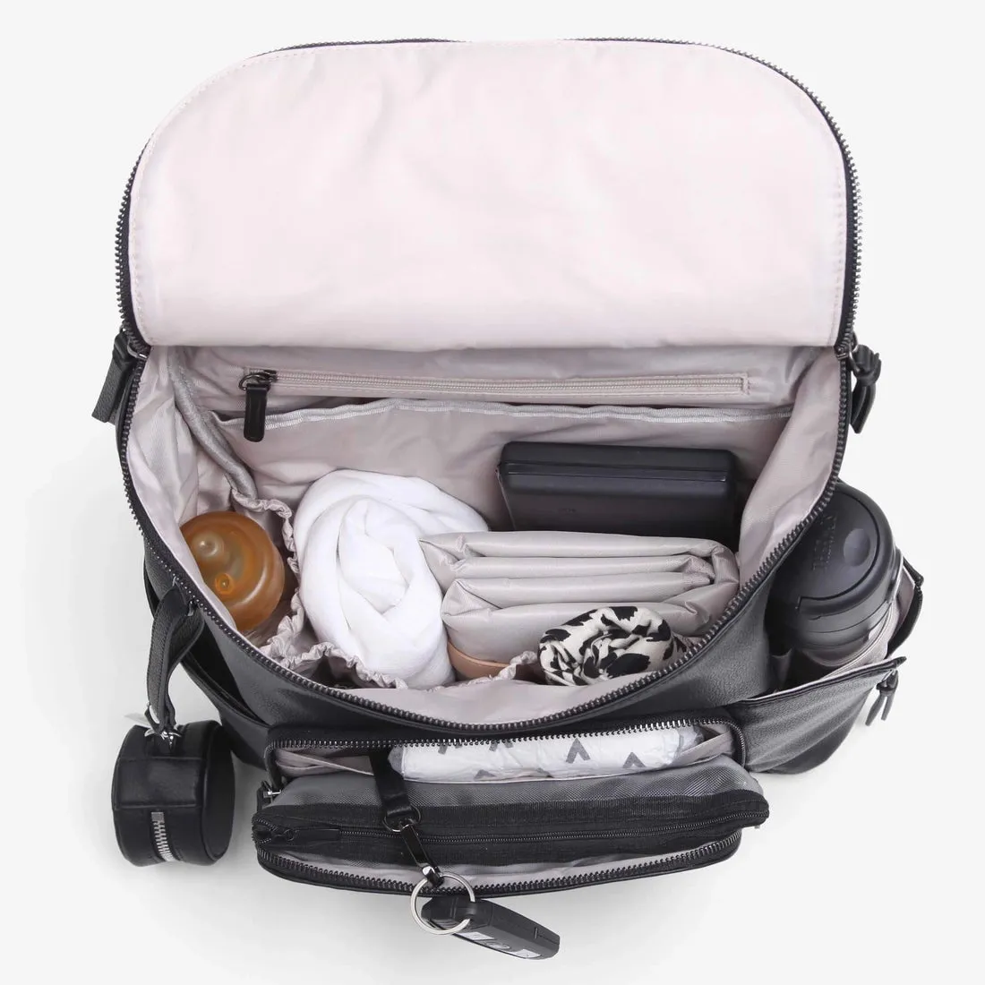 Vanchi Vegan Frankie Everyday Backpack - Black