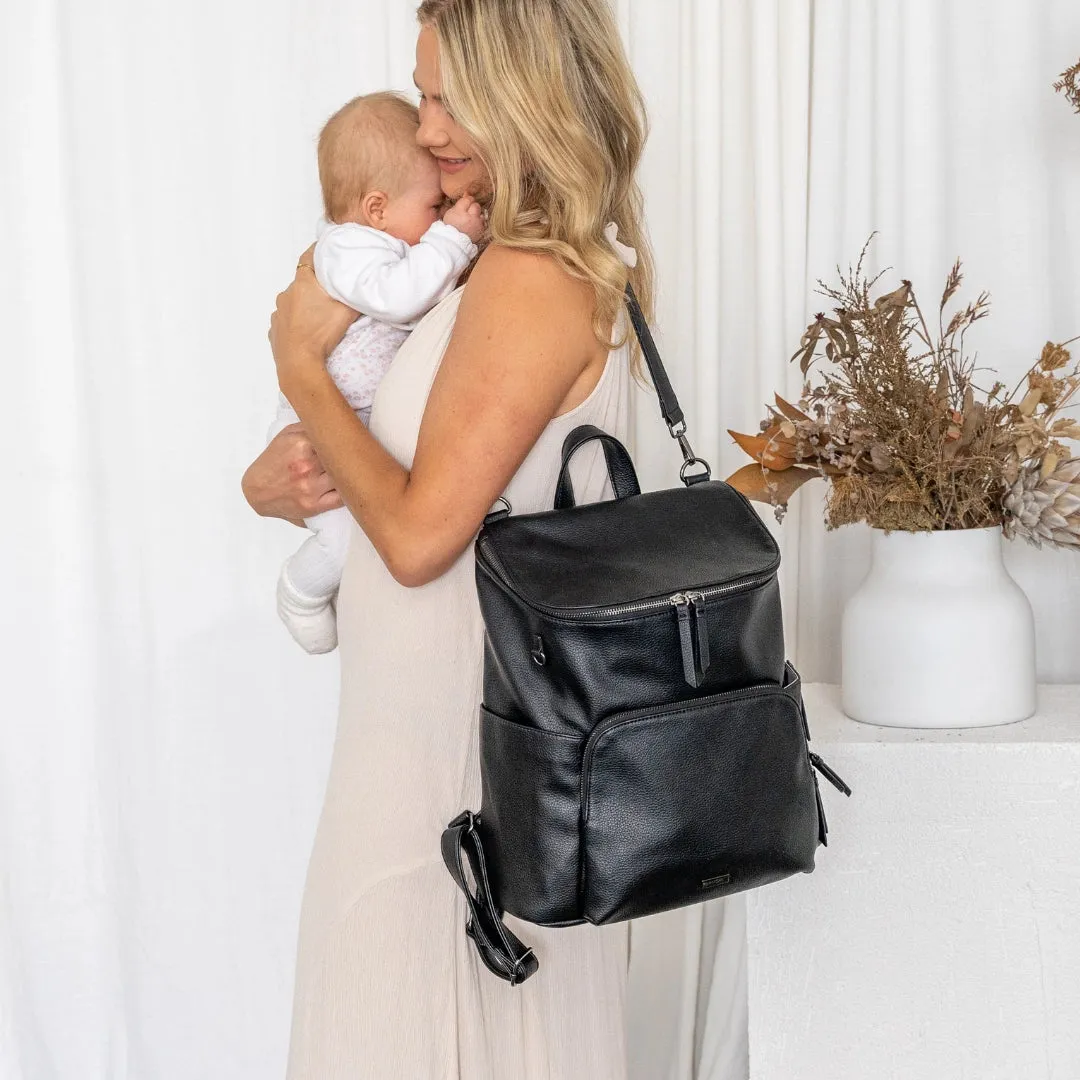 Vanchi Vegan Frankie Everyday Backpack - Black