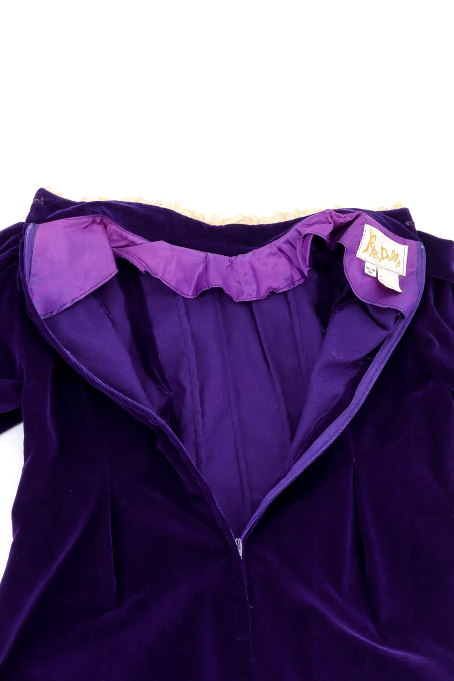 Velvet Babydoll Dress
