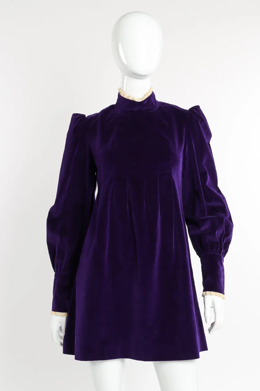Velvet Babydoll Dress
