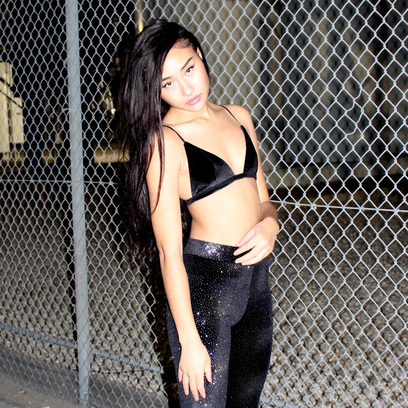 VELVET BRALETTE