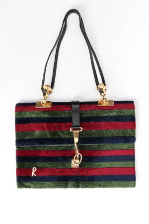 Velvet Envelope Shoulder Clutch