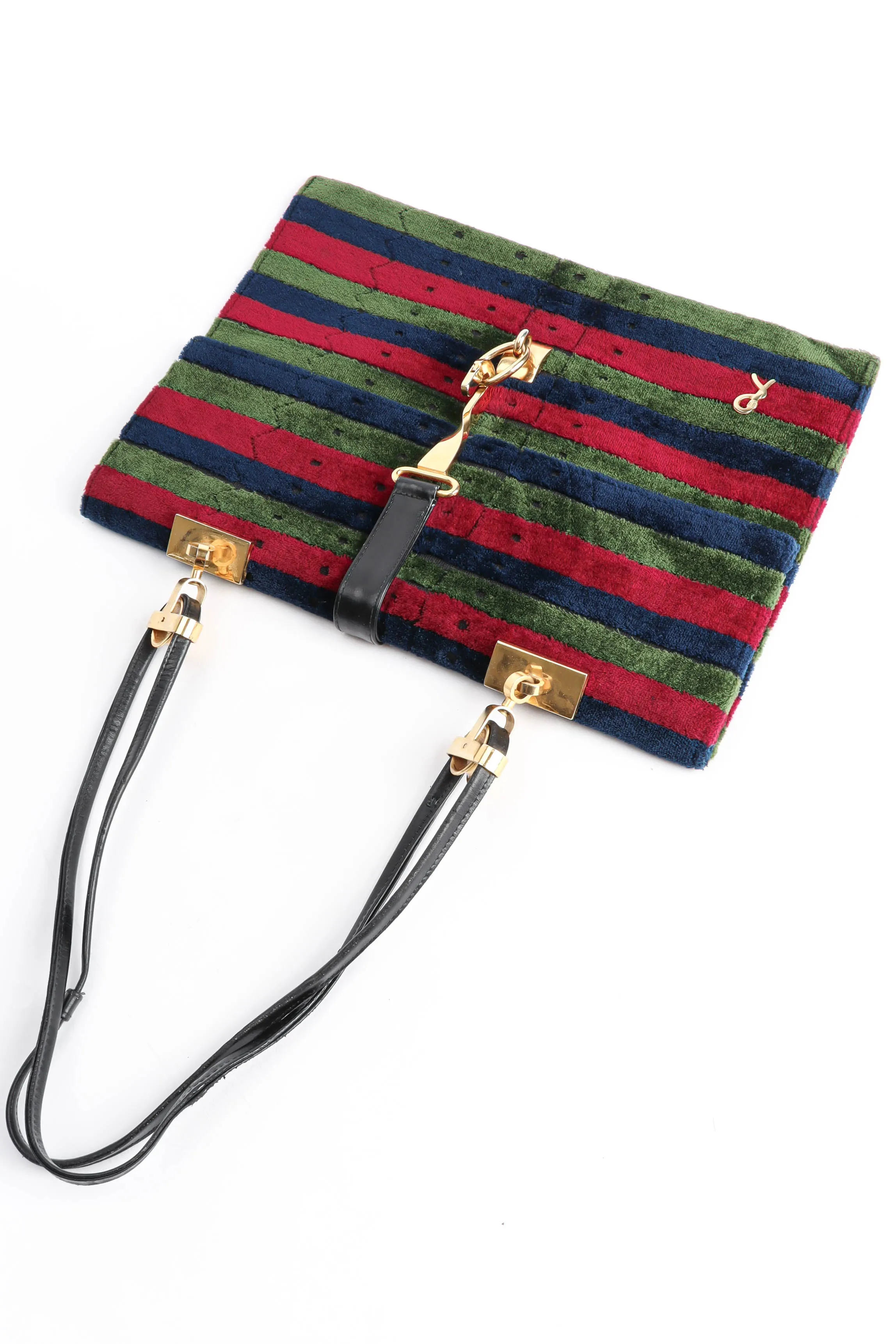 Velvet Envelope Shoulder Clutch