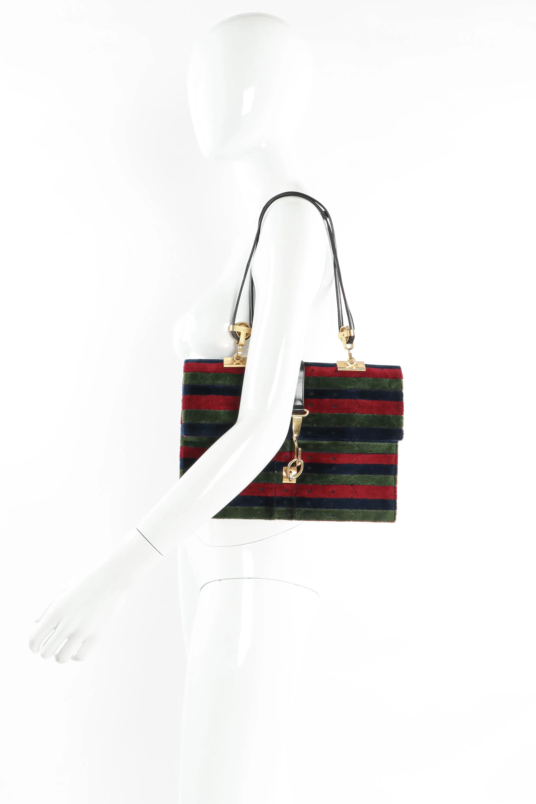 Velvet Envelope Shoulder Clutch