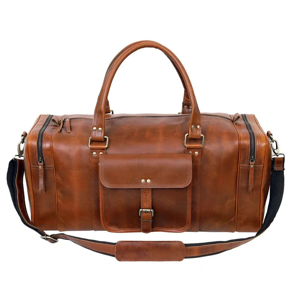 Voyager Buffalo Leather Duffel