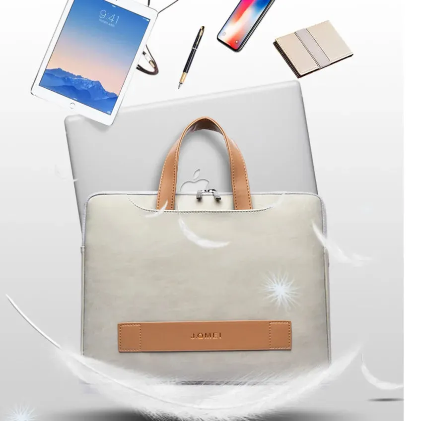 Women Laptop Leather Briefcase Office Bag Portable Ultrathin Computer Handbag Men Messenger Briefcases Notebook Bags Portafolio