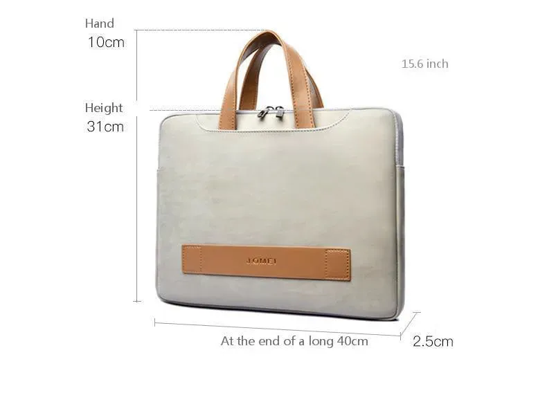 Women Laptop Leather Briefcase Office Bag Portable Ultrathin Computer Handbag Men Messenger Briefcases Notebook Bags Portafolio