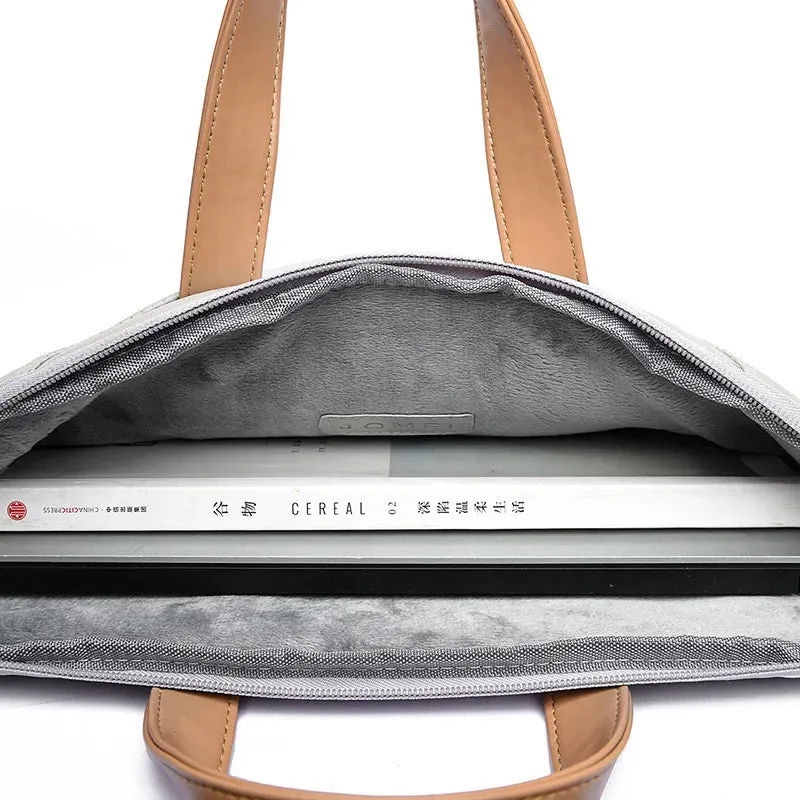 Women Laptop Leather Briefcase Office Bag Portable Ultrathin Computer Handbag Men Messenger Briefcases Notebook Bags Portafolio
