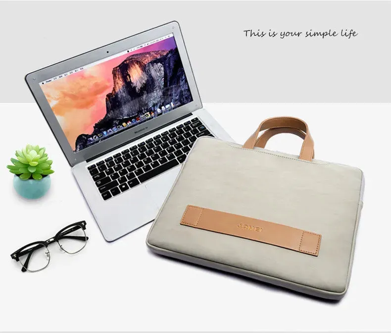 Women Laptop Leather Briefcase Office Bag Portable Ultrathin Computer Handbag Men Messenger Briefcases Notebook Bags Portafolio