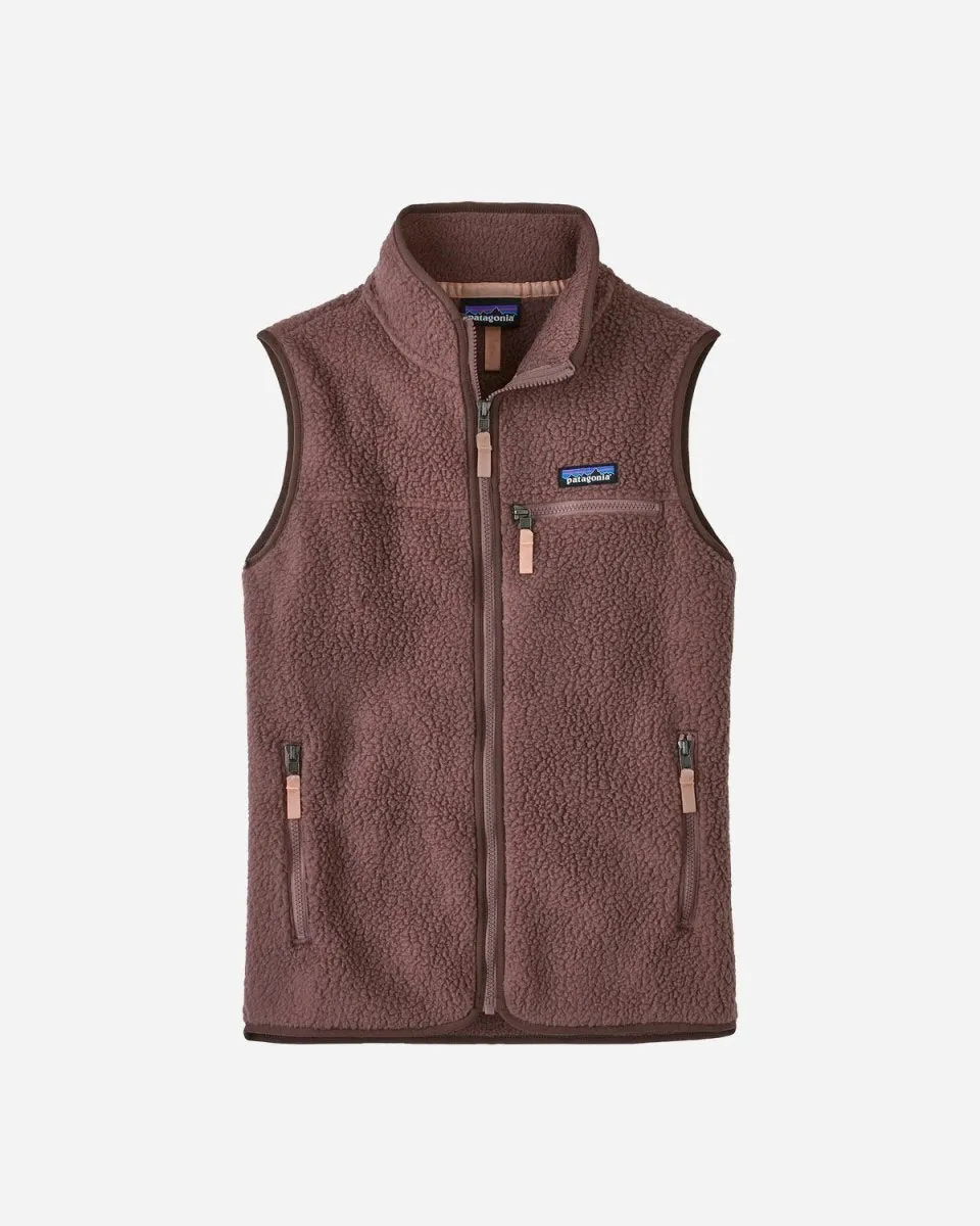 W's Retro Pile Vest - Dusky Brown