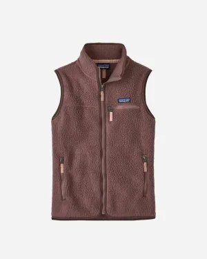 W's Retro Pile Vest - Dusky Brown